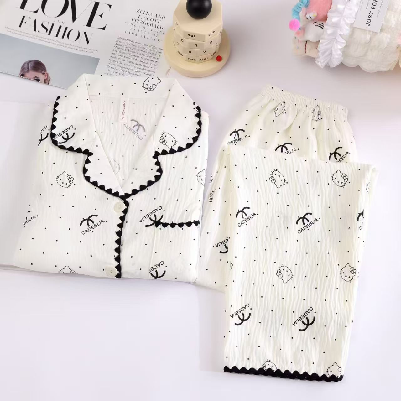 童家居服实物图