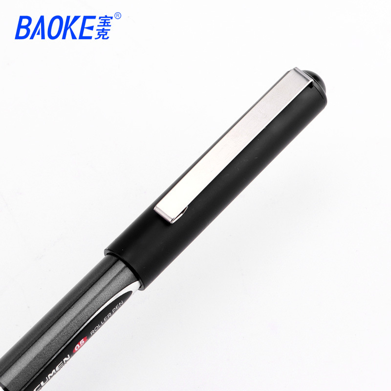 Baok direct liquid ballpoint pen, red 0.5mm bullet head quick-drying, black gel pen, ballpoint pen, student signature pen Application Scenario