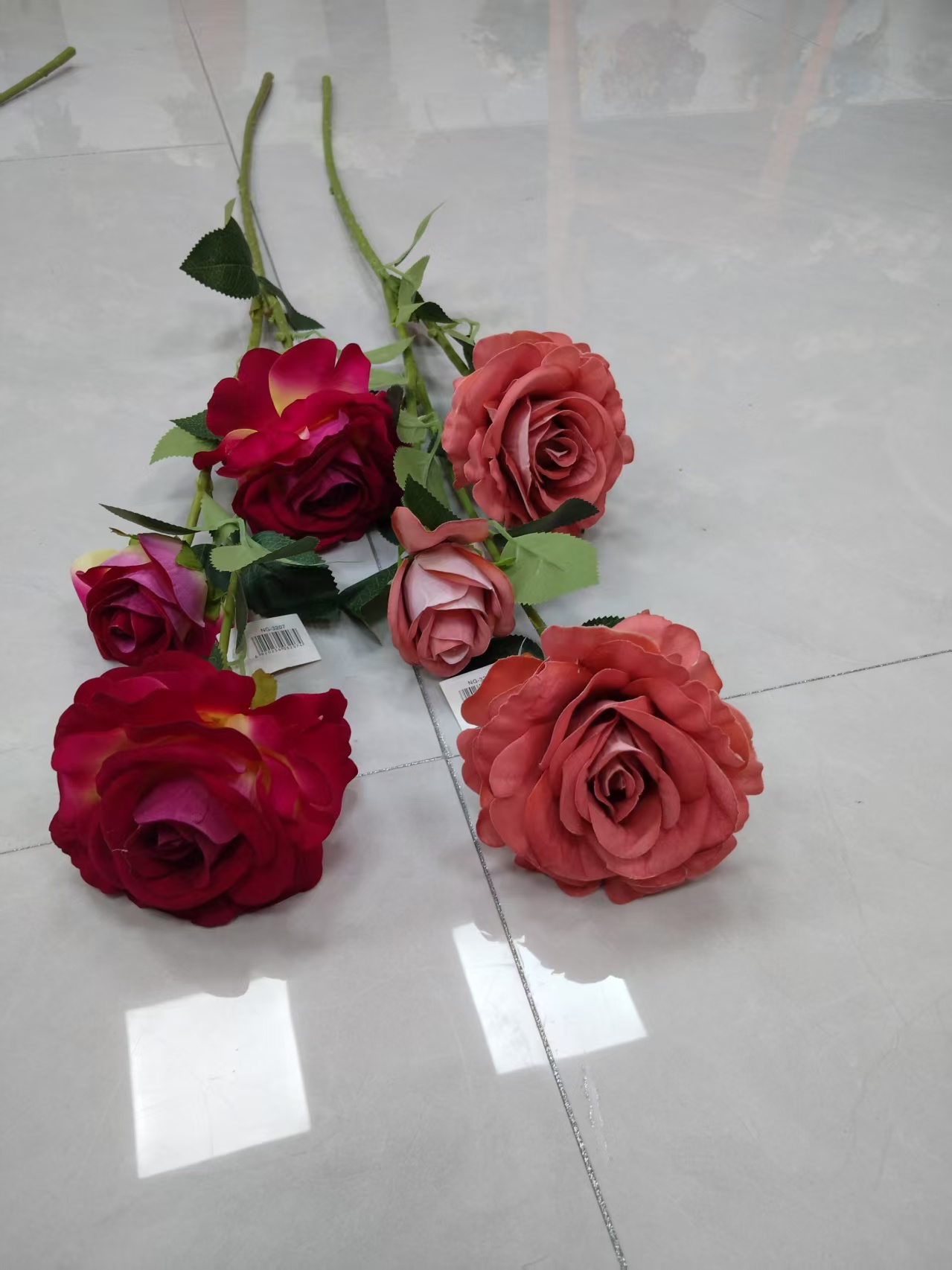 玫瑰仿真/花园/玫瑰仿真花/毛线花针织/魔术玫瑰花产品图