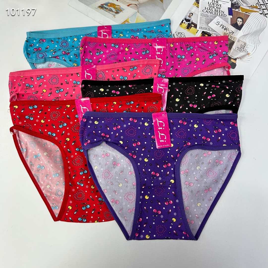 DD-8208# 31-head underwear, women's underwear, milk silk women's underwear, large size inside comfortable printed women's briefs, underwear, best-selling in Africa and South America, QNI Item Picture