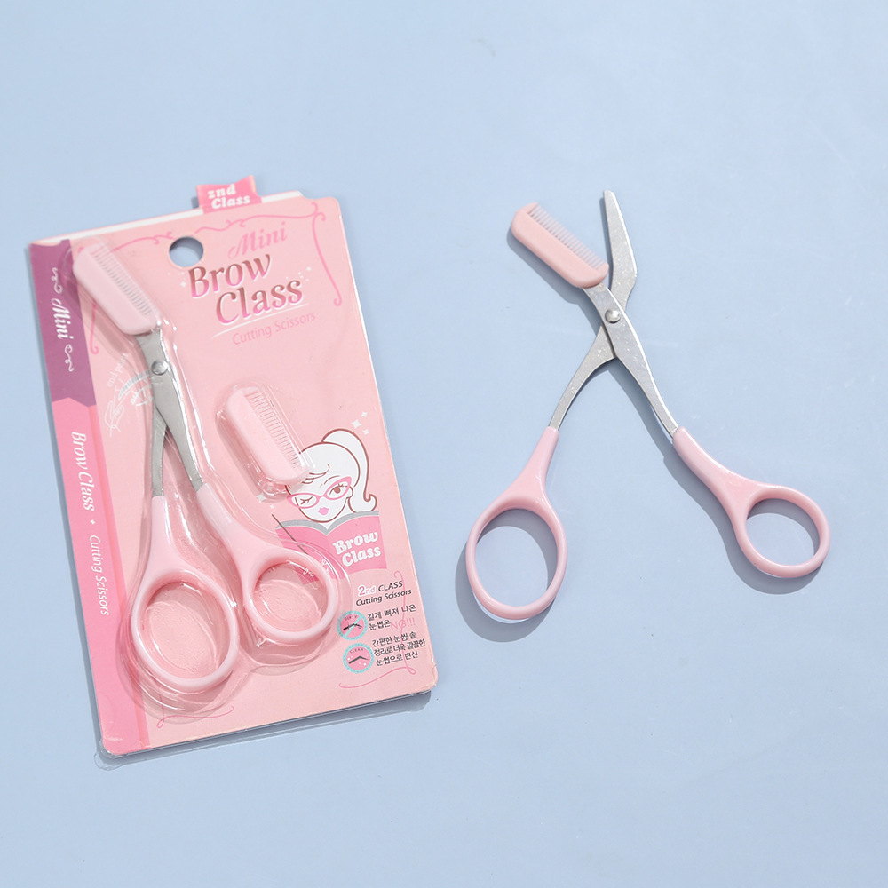 With eyebrow comb, eyebrow clipper, eyebrow clipper combination eyebrow shaping tools, eyebrow trimmer, eyebrow shaping knife Application Scenario