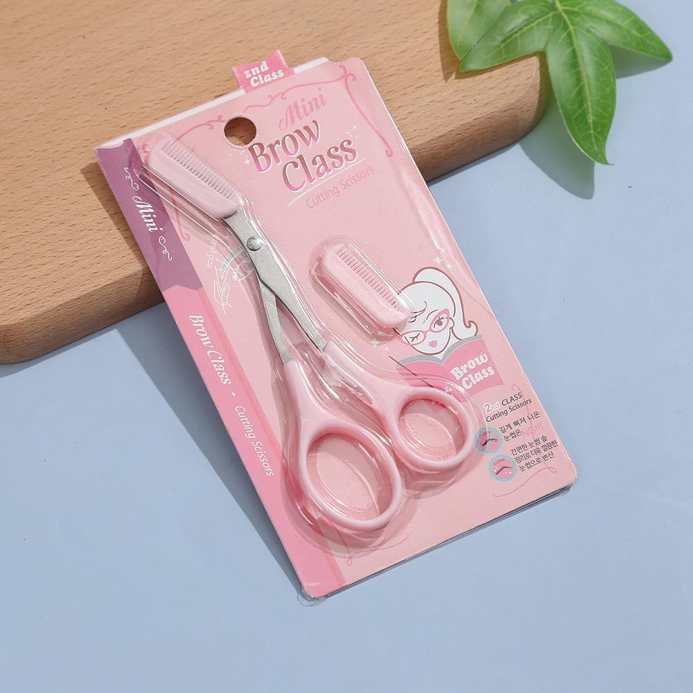 With eyebrow comb, eyebrow clipper, eyebrow clipper combination eyebrow shaping tools, eyebrow trimmer, eyebrow shaping knife thumbnail