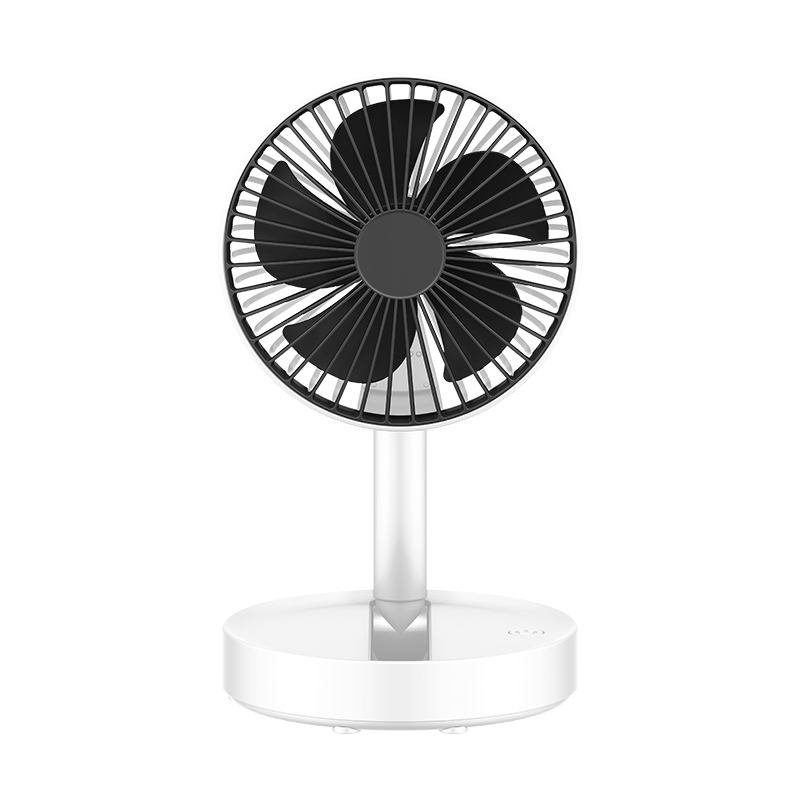 Ventilador recargable plegable de 5 pulgadas ventilador de escritorio plegable telescópico de almacenamiento pequeño ventilador recargable USB Item Picture