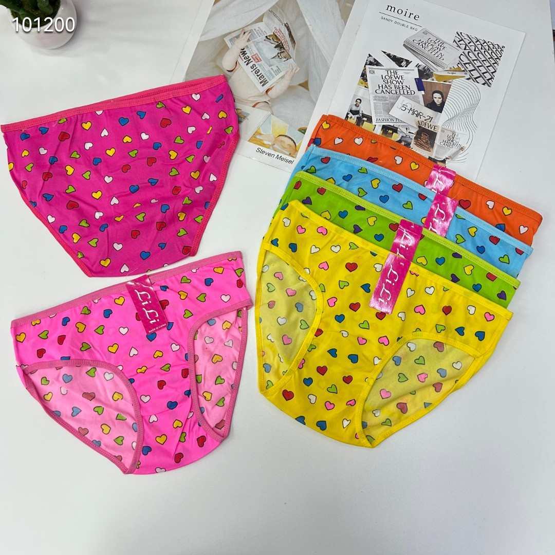 DD-8271#31 underwear, women's underwear, popular export products in Africa and South America, milk silk print women's briefs, QNI Specification drawing