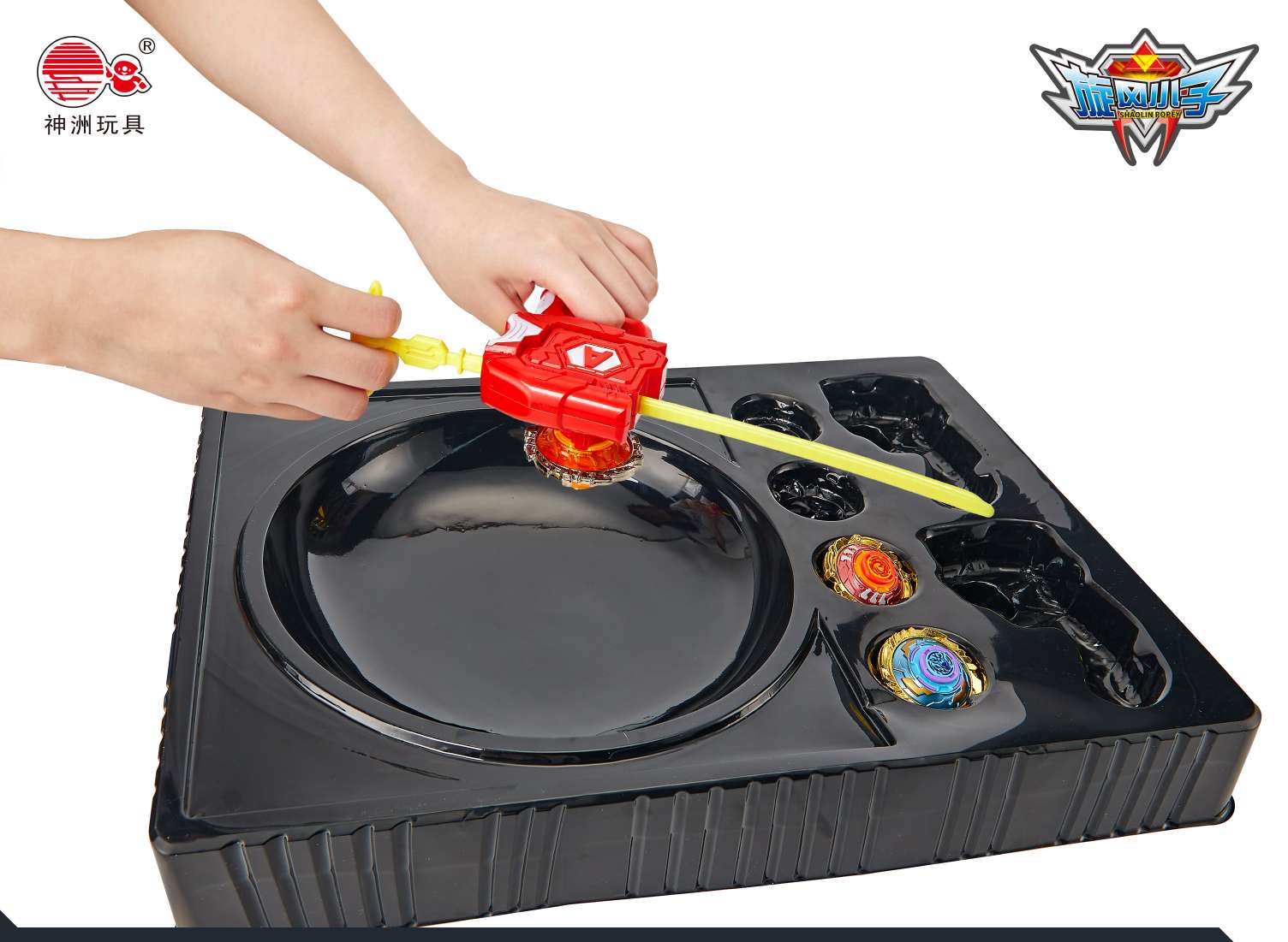 Gyro sports and leisure traditional toy Gyro toy 180g Gyro set gift box for two-player battle detail image 2