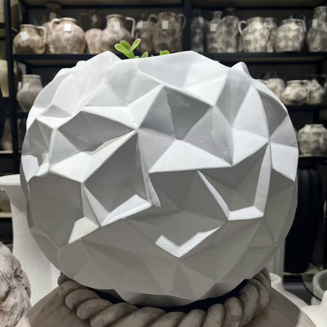 几何造型花盆喷水壶折叠园艺用品泡大珠10g氧化镁户外工艺品