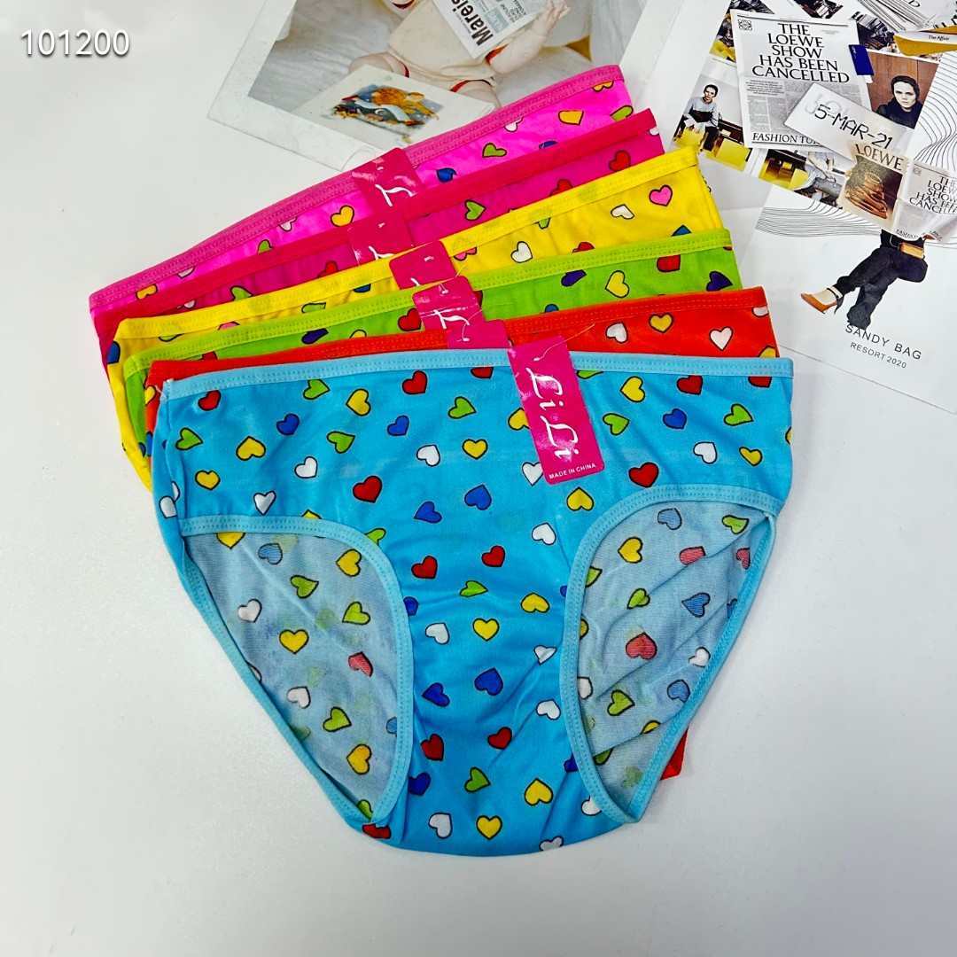 DD-8271#31 underwear, women's underwear, popular export products in Africa and South America, milk silk print women's briefs, QNI Application Scenario