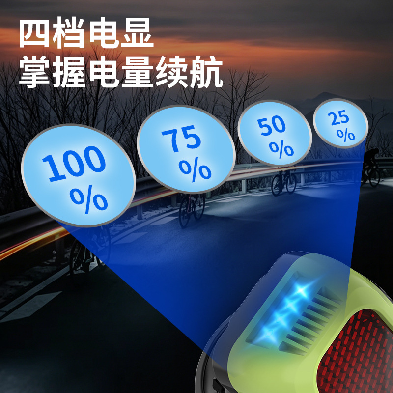 自行车灯实物图