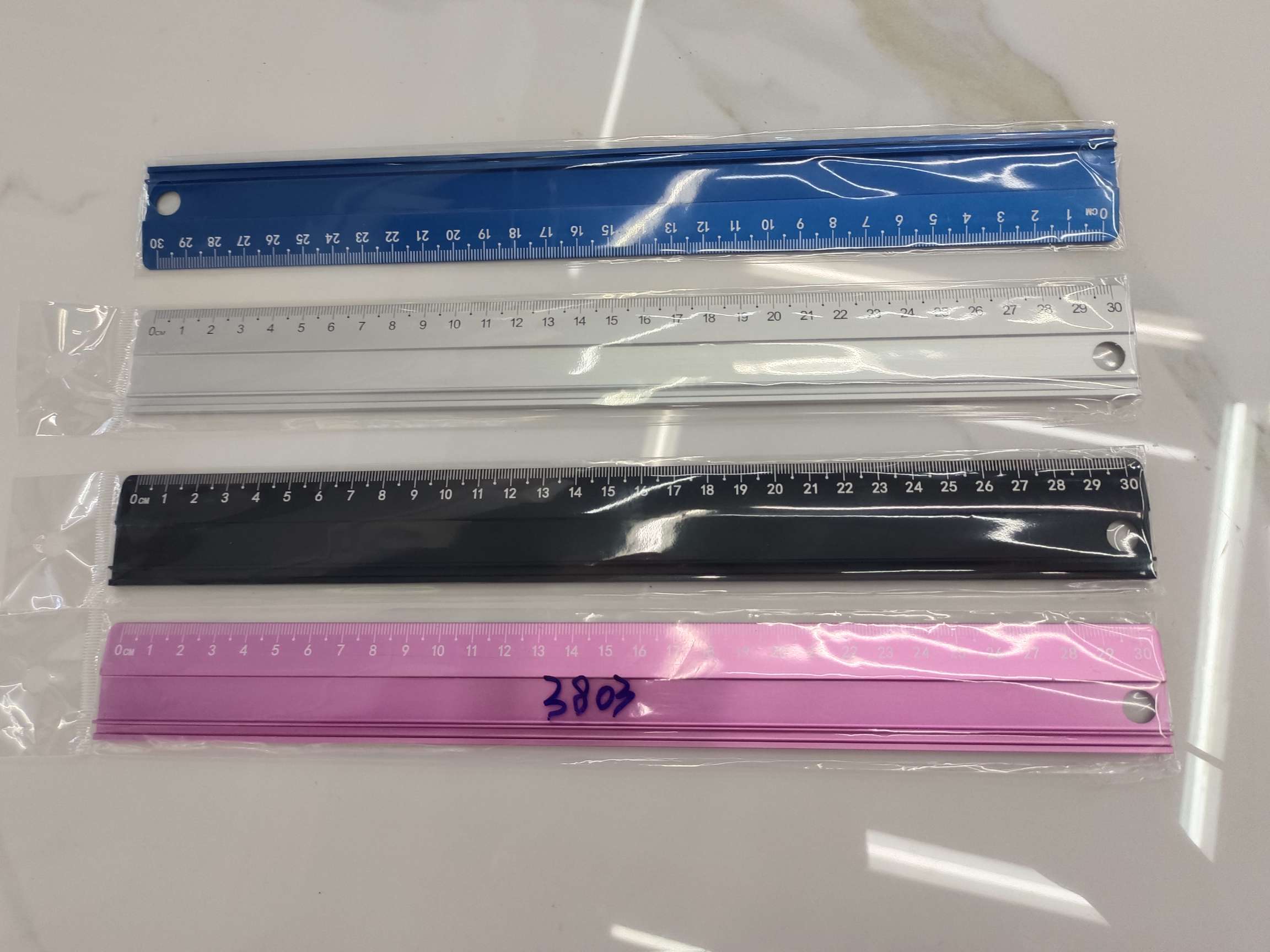 30cm铝合金办公尺子