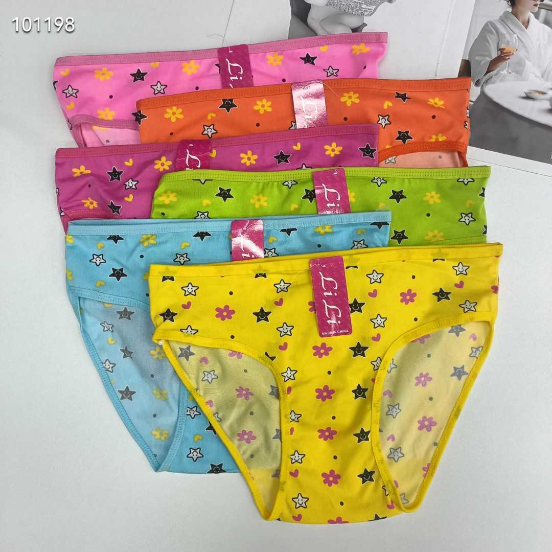 DD-1208# Export Underwear Women's Underwear Milk Silk Print Women's Underwear Sexy Hemmed Underwear Women's Briefs Underwear Underwear QNI details Picture
