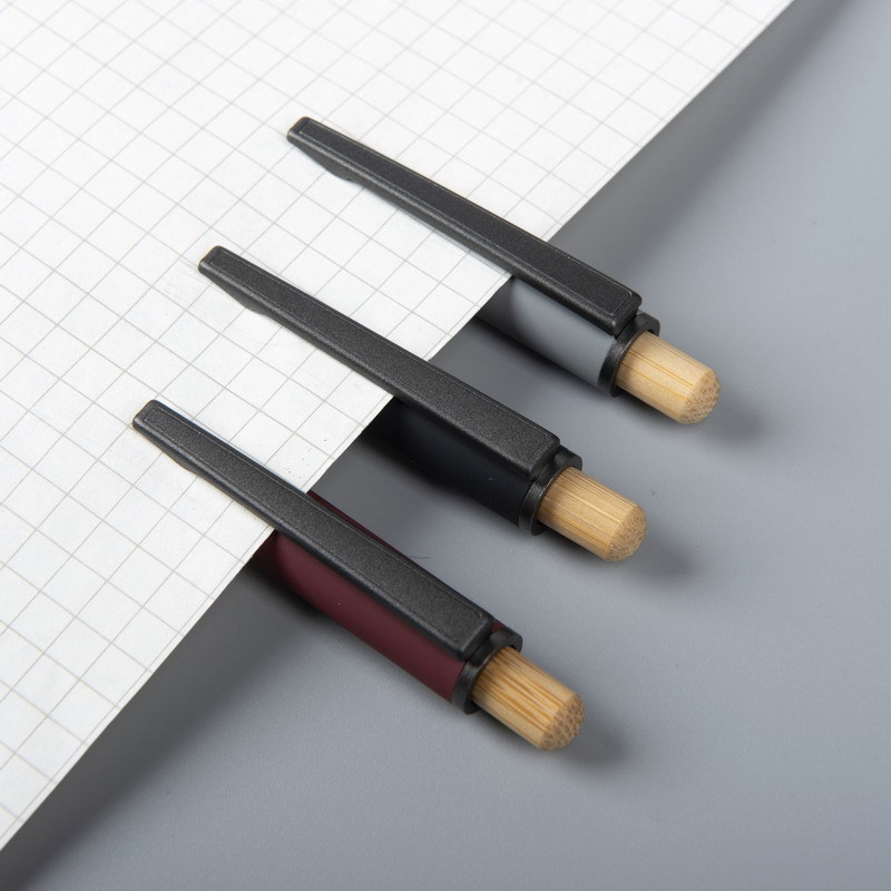 Ballpoint pen advertisement Ballpoint pen aluminum rod hollowed-out ballpoint pen bamboo matching ballpoint pen bamboo can print 6 advertisements Ballpoint pen trendy and fun office and study supplies details Picture