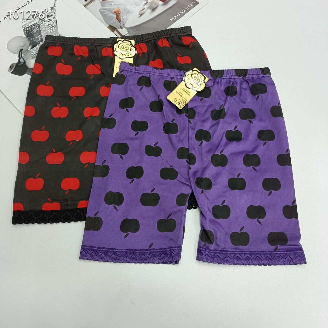 DD-14582# 28-head mixed-color women's leg pants, women's leggings Apple pattern Women's leggings Seamless underwear Breathable, comfortable and soft QNI Application Scenario