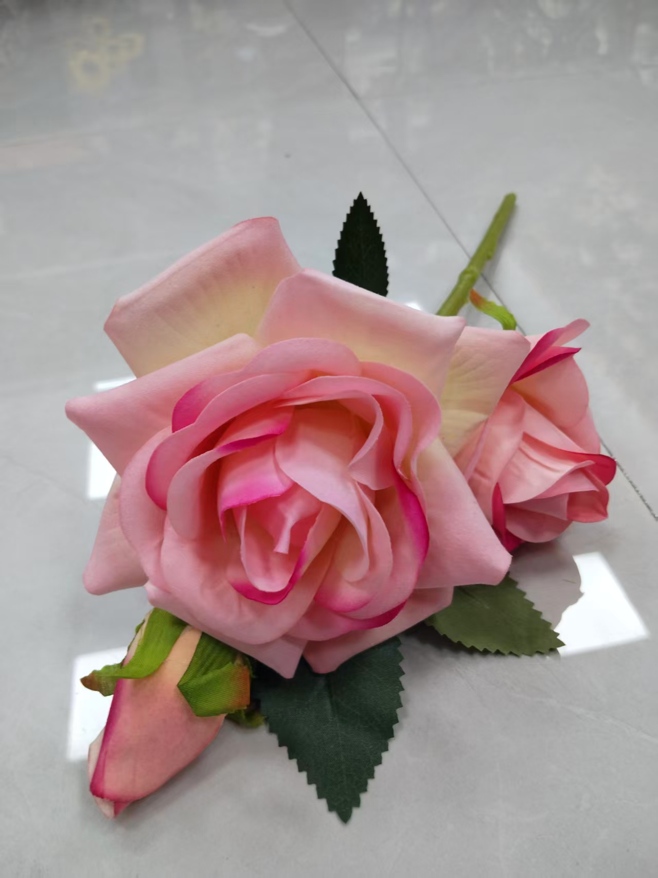 Flowers/玫瑰仿真/玫瑰/仿真玫瑰花/花园白底实物图