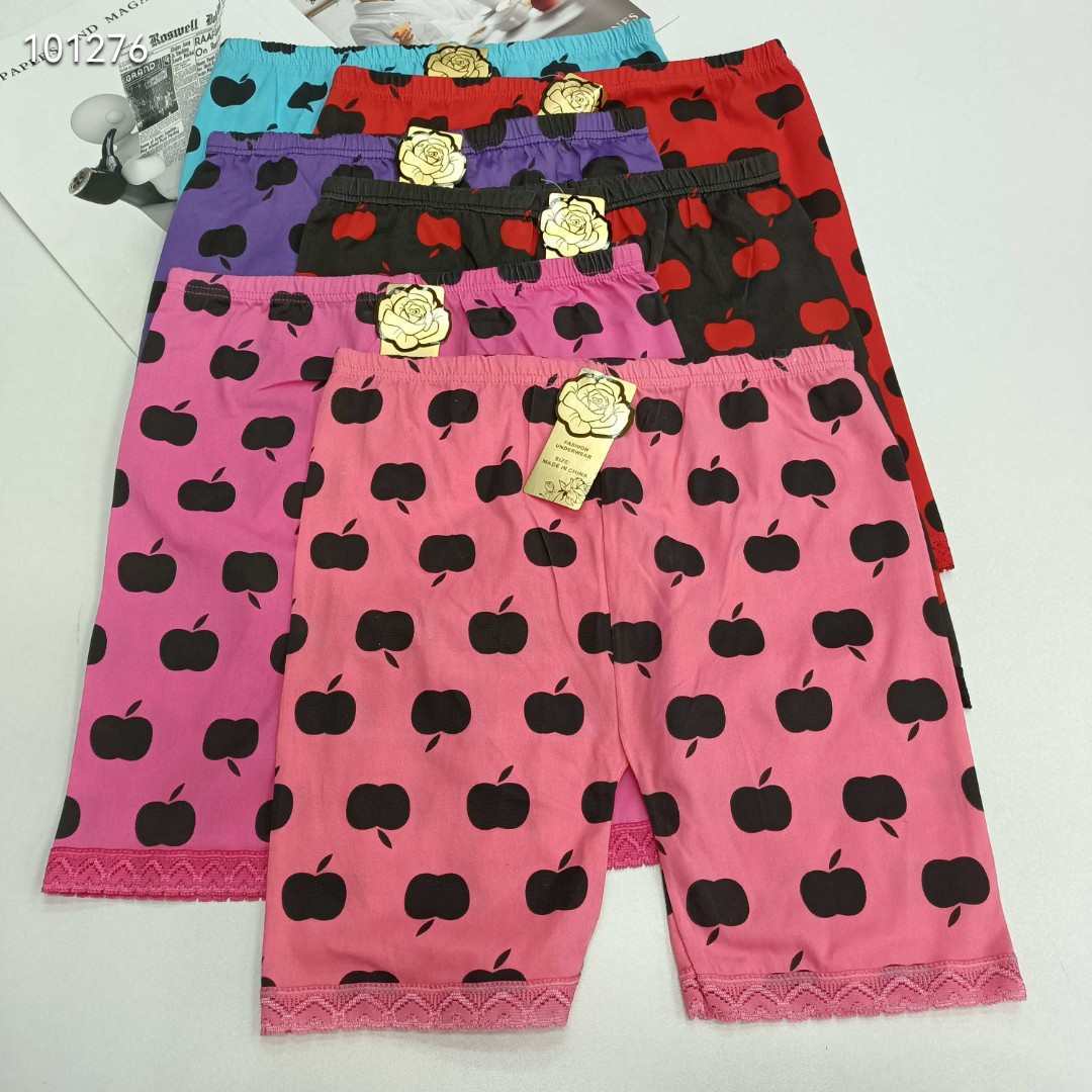 DD-14582# 28-head mixed-color women's leg pants, women's leggings Apple pattern Women's leggings Seamless underwear Breathable, comfortable and soft QNI Item Picture