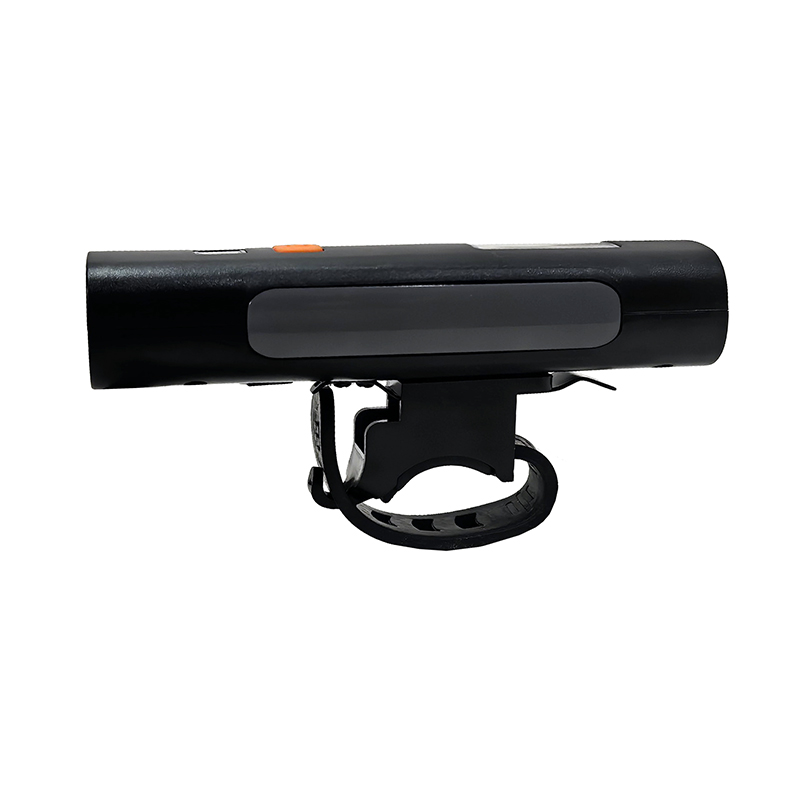 528USB charging digital display plastic bicycle headlight, strong side light, bicycle headlight, night cycling mountain bike lighting lamp, flashlight details Picture