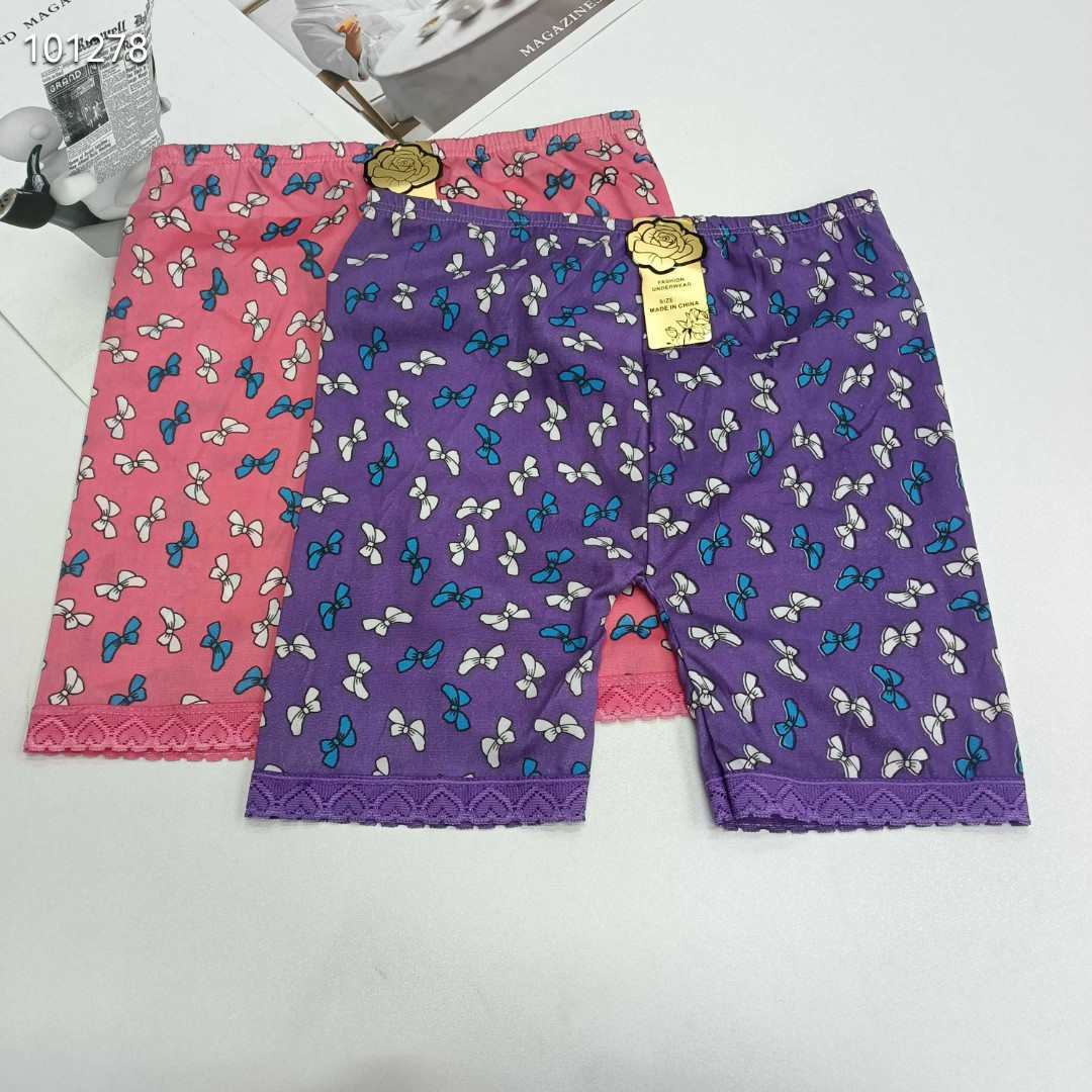 DD-636# 28-head mixed-color women's leg pants, women's bow-patterned leggings, lace-trimmed women's leggings, seamless underpants, breathable, comfortable and soft QNI Application Scenario