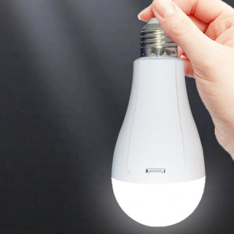 NEWDAYS brand cross-border new dual-battery led bulb emergency bulb, detachable large-capacity battery, energy-saving and high-brightness outdoor camping emergency light camping light Item Picture