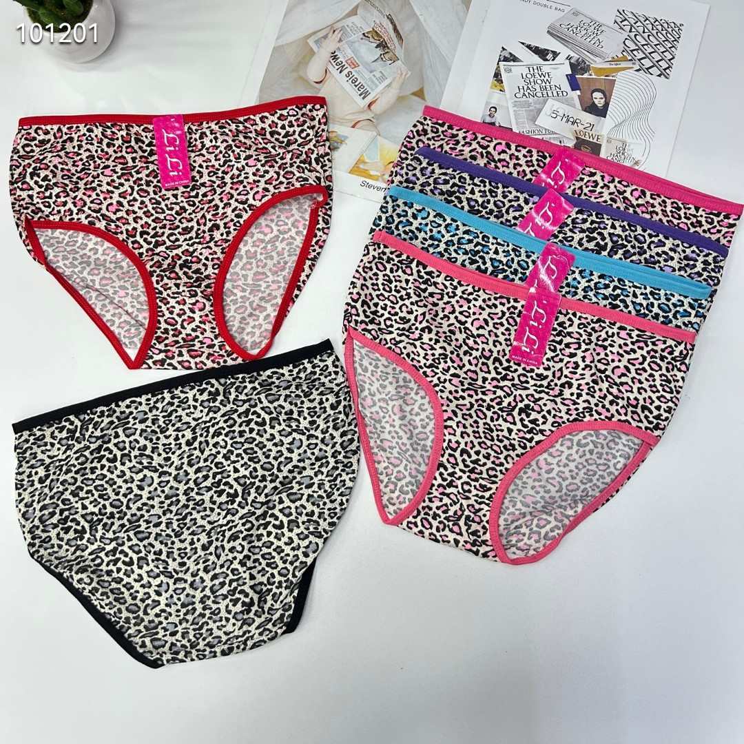 DD-562# 31-head Women's leopard print triangle Underwear, women's underwear, milk silk women's underwear, women's triangle underwear, underwear are selling well in Africa, South America, QNI Application Scenario