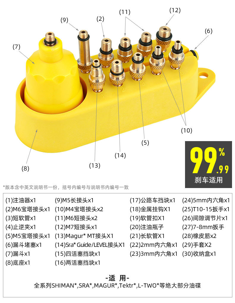 250123 Oil brake oiling tool, bicycle oil brake disc brake oil change and oiling tool accessories, mountain bike brake fluid change and maintenance tool pic 3