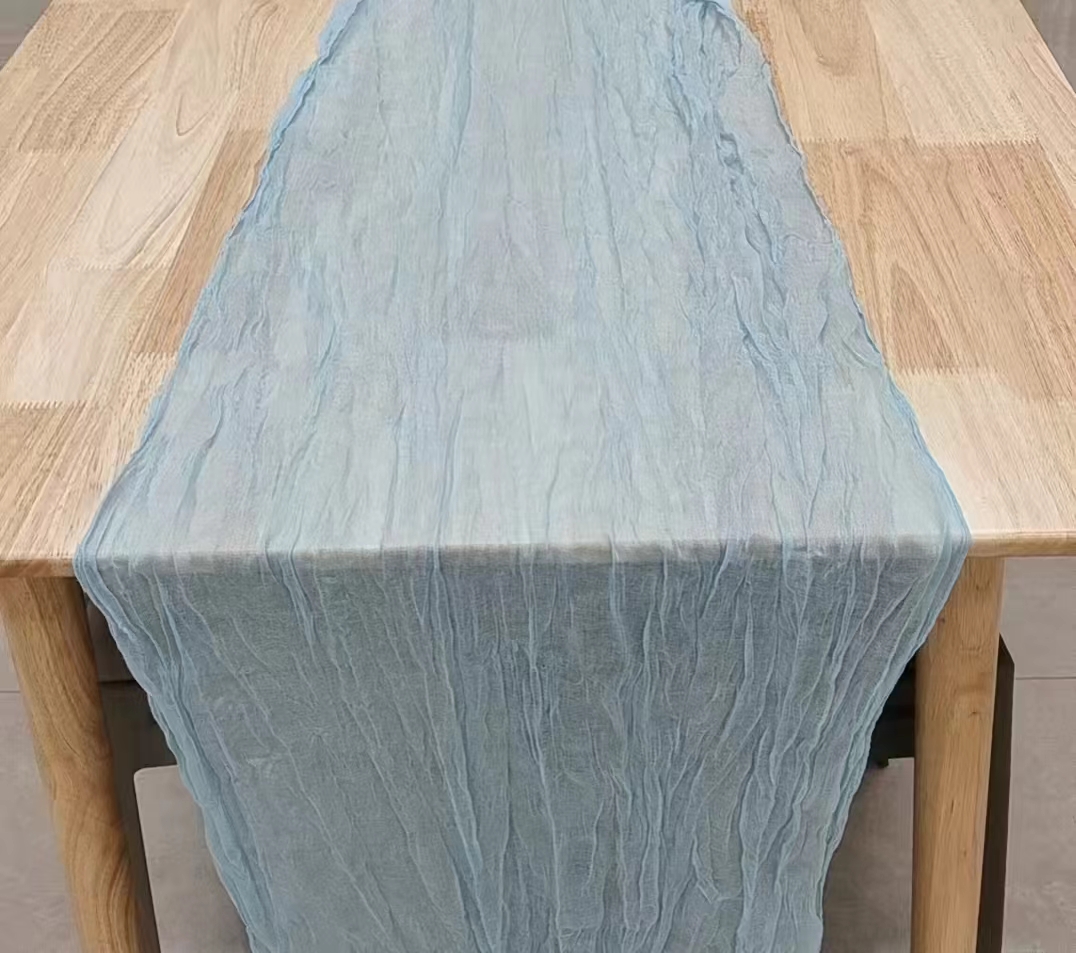 Balinese gauze pleated table flag Specification image