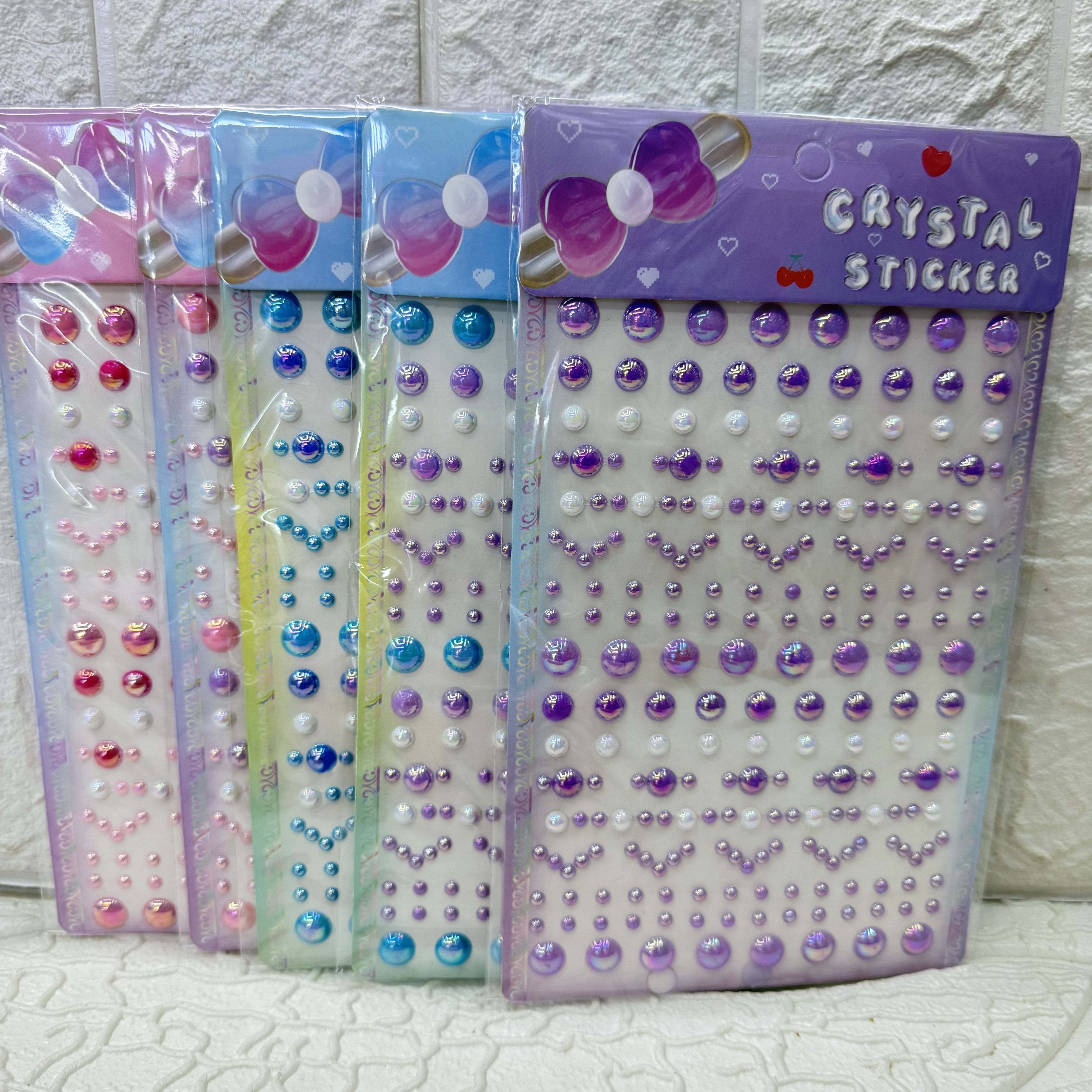 Dreamy gemstone face stickers, decorative diamond stickers, stage performance, three-dimensional gemstone stickers, handcrafted creative diy decoration details Picture