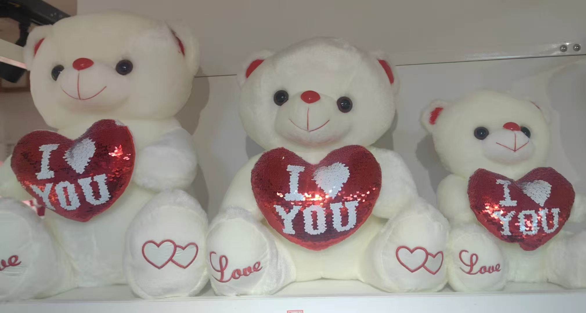 Cross-border rose teddy bear dolls, flower holding teddy bear dolls, bear plush toys, Valentine's Day gift wholesale agency Item Picture