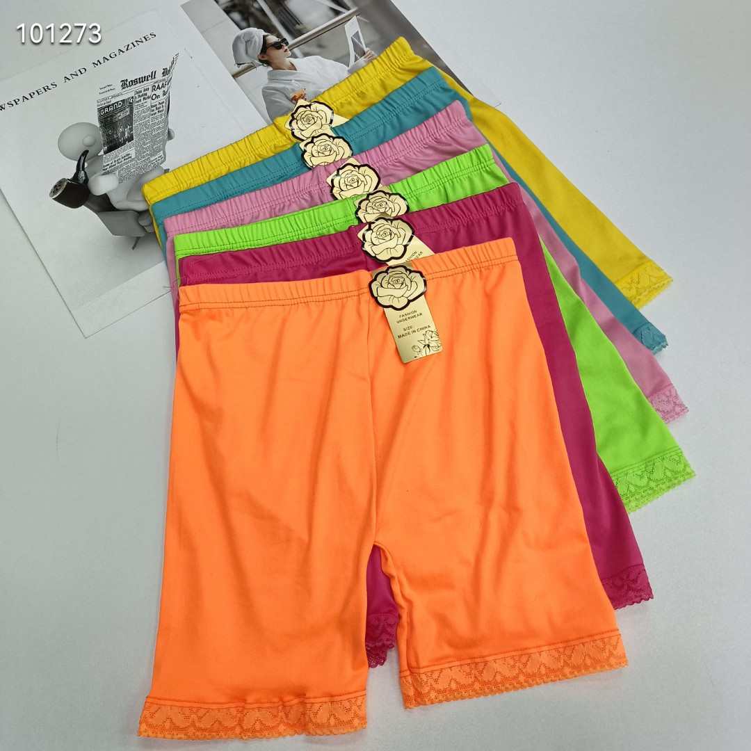DD-100-28# 28-head mixed-color women's leg pants, solid color women's leggings with lace hem, seamless women's leggings, breathable, comfortable and soft QNI Specification drawing