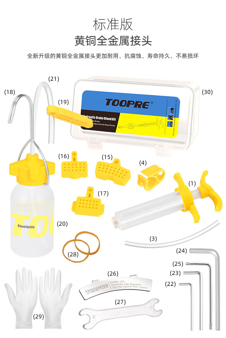 250123 Oil brake oiling tool, bicycle oil brake disc brake oil change and oiling tool accessories, mountain bike brake fluid change and maintenance tool pic 2