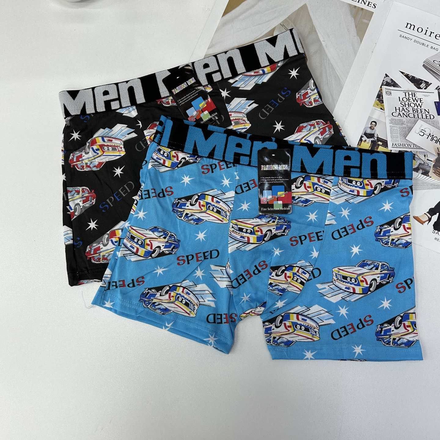 DD-0030-5# 30-head men's underwear for export to the Middle East and Africa. Men's briefs are comfortable and breathable. Men's briefs are printed. Men's briefs are QNI details Picture