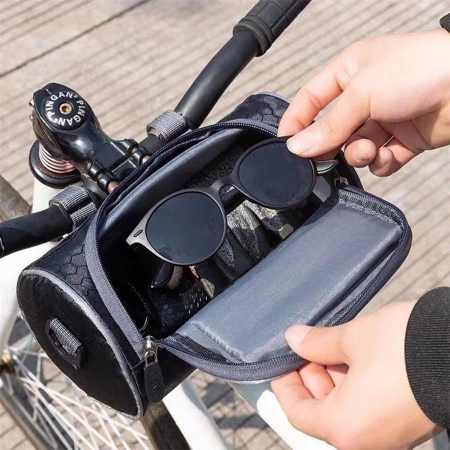 Bicycle bag, mountain bike, touchscreen navigation, front bag, electric bike bag, storage, bicycle front storage stand bag