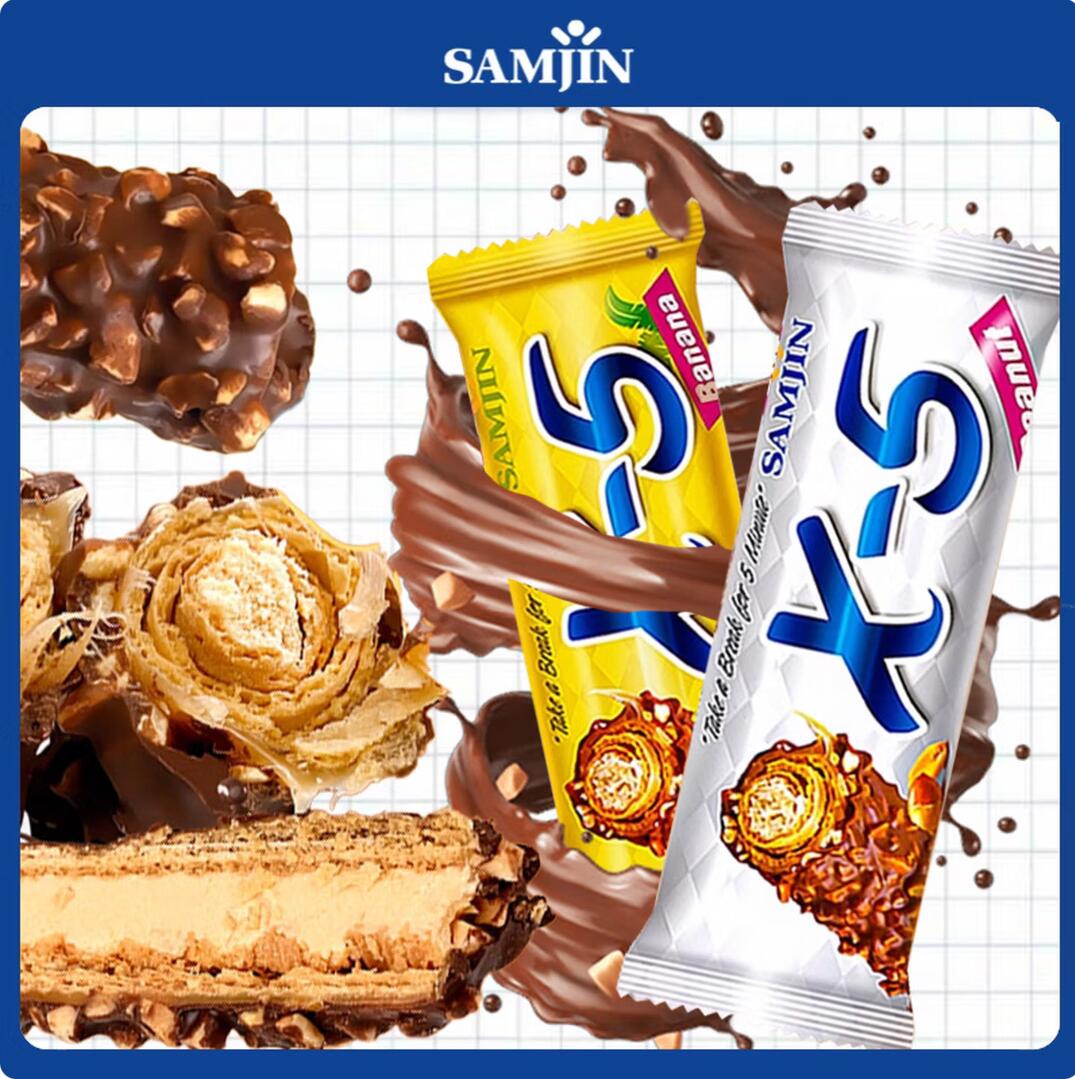 Free shipping! Korean X5 peanut chocolate Bar 36g imported snack food energy bar candy Crispy and sweet 1 Application Scenario
