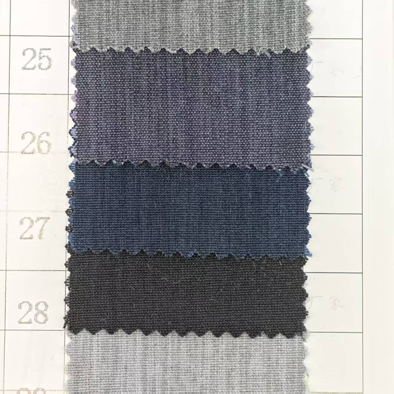Environmentally friendly RPET two-color cationic fabric, GRS-certified recycled fabric, high-density, wear-resistant, wrinkle-resistant and non-fading. Special for outdoor bags, handbags, school bags, clothing and home textiles, available in stock Application Scenario