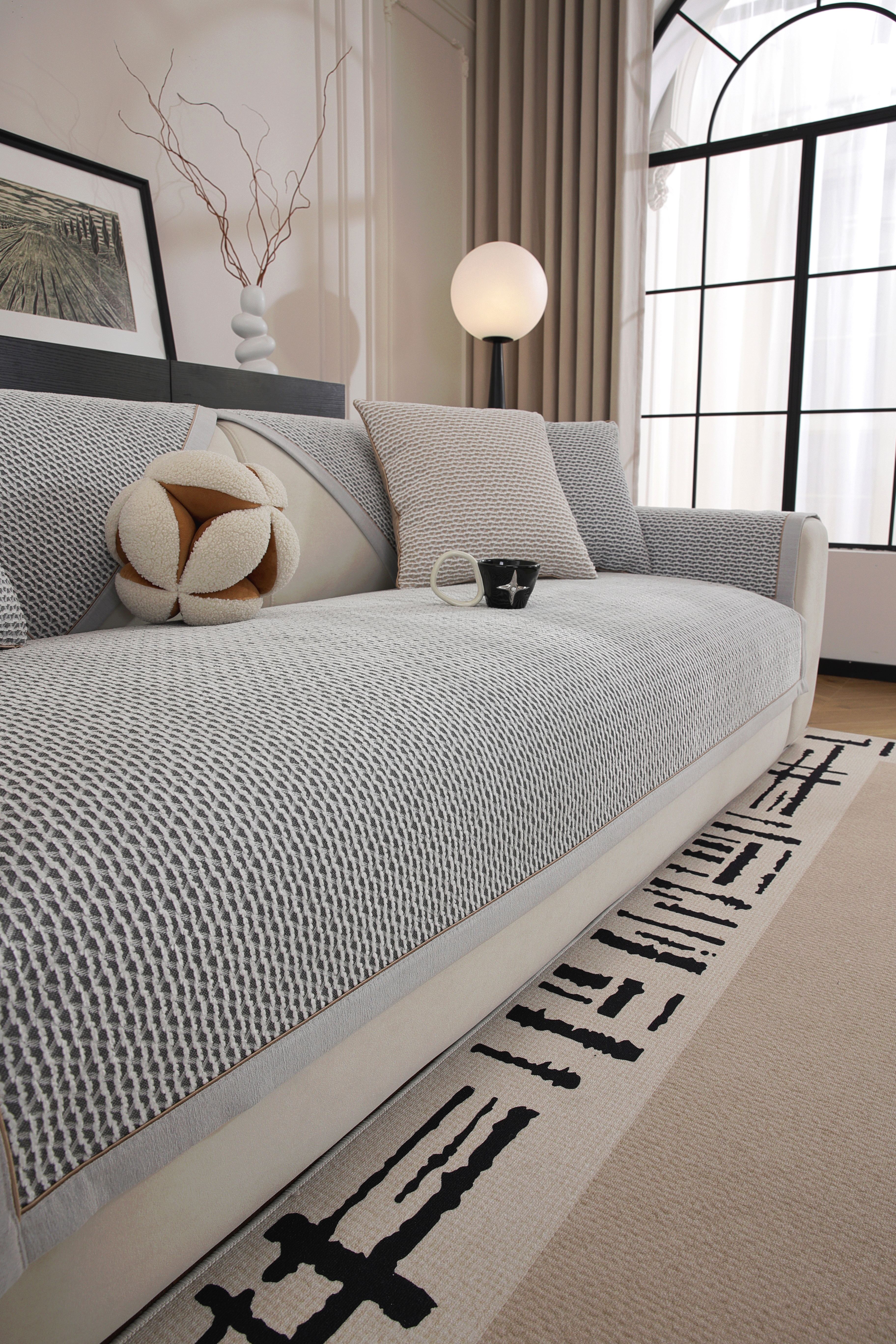 Simple sofa cushions, all-season universal, anti-slip, direct sales from foreign trade factory, sofa covers with sofa towels. 150837556