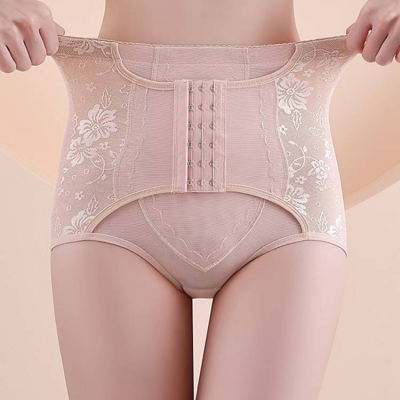 Button-down triangular women's belly tightening pants, postpartum to reduce the tummy, lift the buttocks, cinch the waist, breathable high-waisted shaping and body-shaping underwear for women Application Scenario