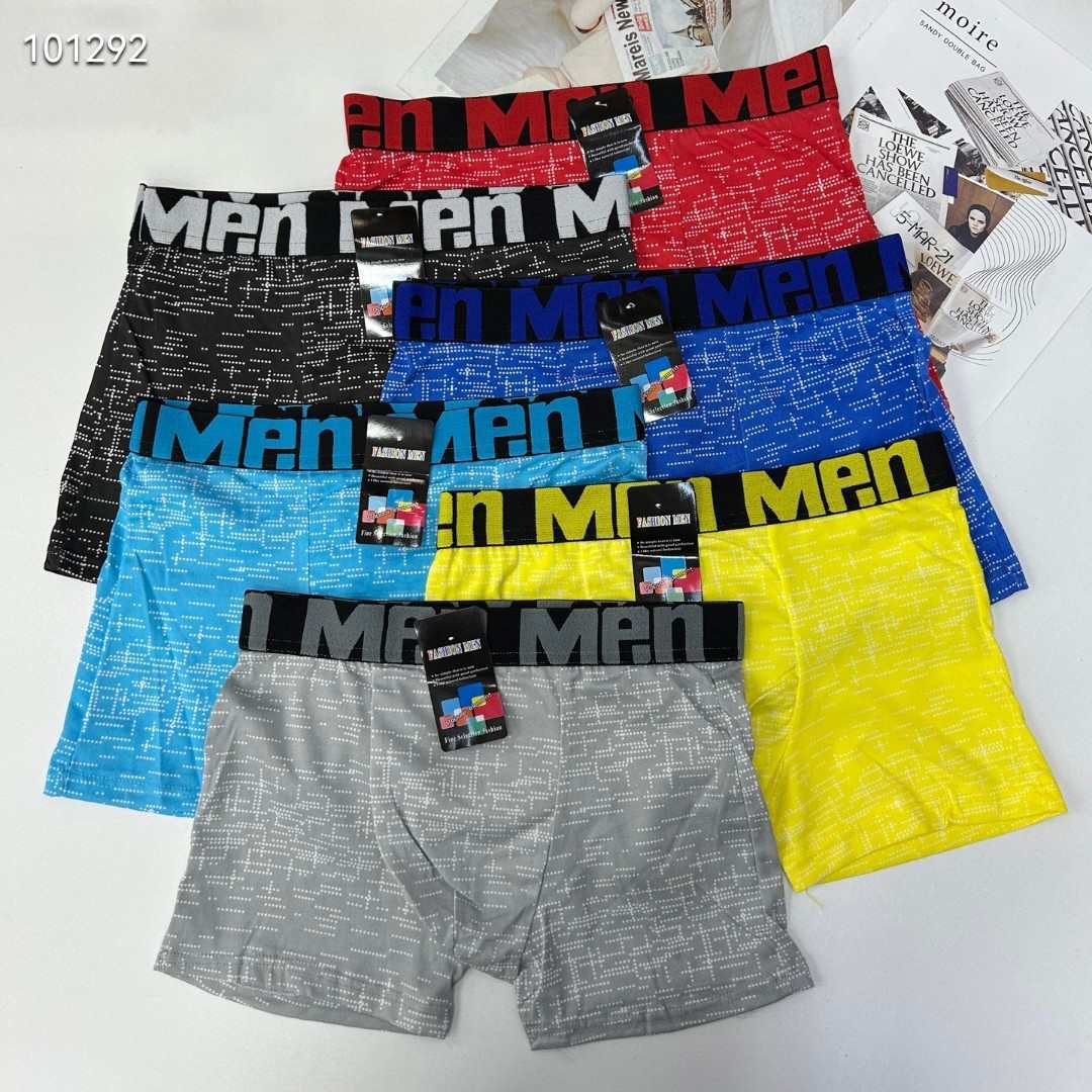 DD-0030-8# 30-head men's underwear for export to the Middle East and Africa. Men's briefs are comfortable and breathable. Men's briefs are printed. Men's briefs are QNI Item Picture
