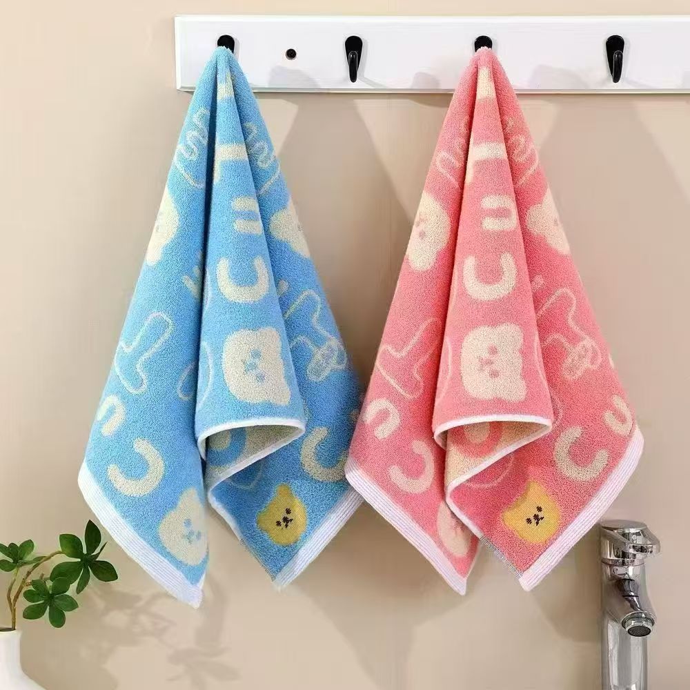 Letter pure cotton towel for bathing, soft and absorbent for both men and women, custom-made household face towel with embroidered LOGO details Picture