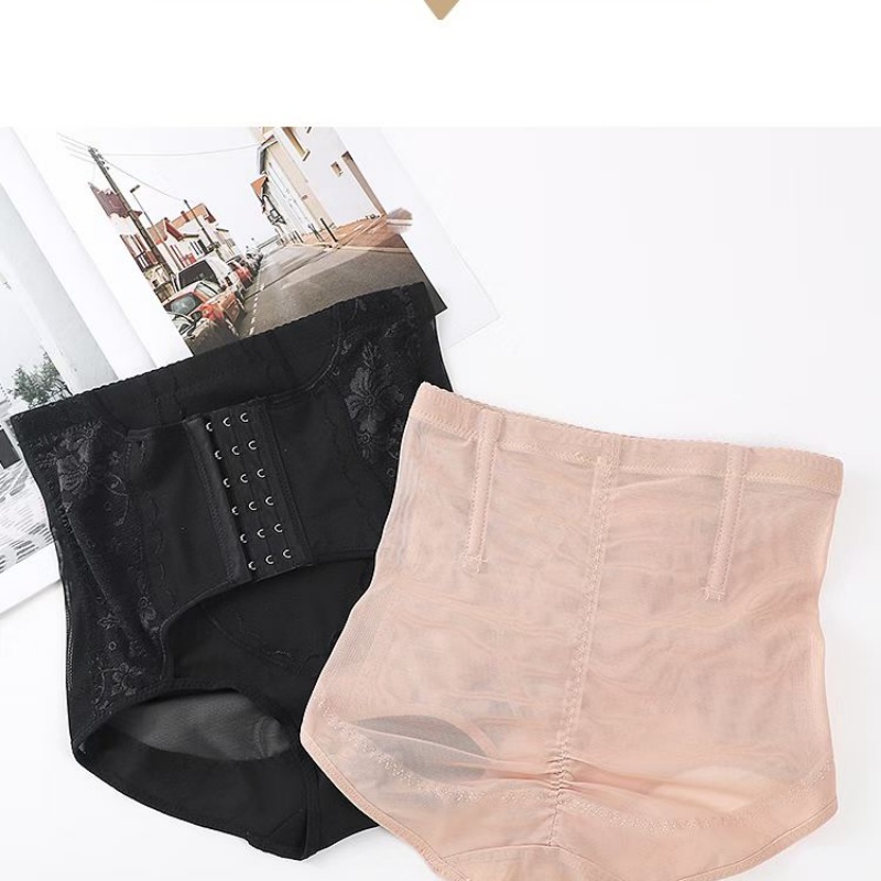 Button-down triangular women's belly tightening pants, postpartum to reduce the tummy, lift the buttocks, cinch the waist, breathable high-waisted shaping and body-shaping underwear for women