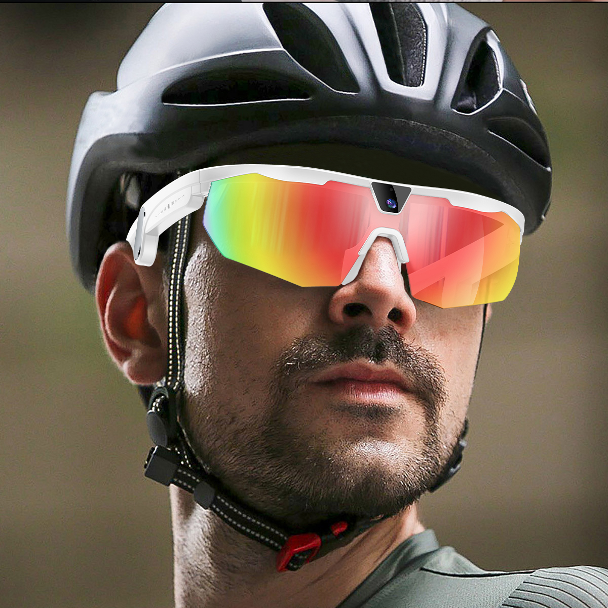 AI sports shooting smart glasses, smart cycling glasses, outdoor cycling photography, video recording, audio translation, music listening with camera glasses Specification image