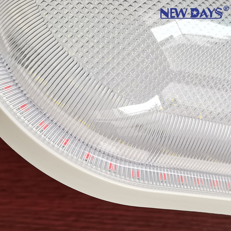 NEWDAYS brand cross-border new LED color moisture-proof lamps, outdoor waterproof, moisture-proof and dust-proof, indoor and outdoor corridor wall lamps, high-brightness ceiling lamps, garden lamps, outdoor Item Picture