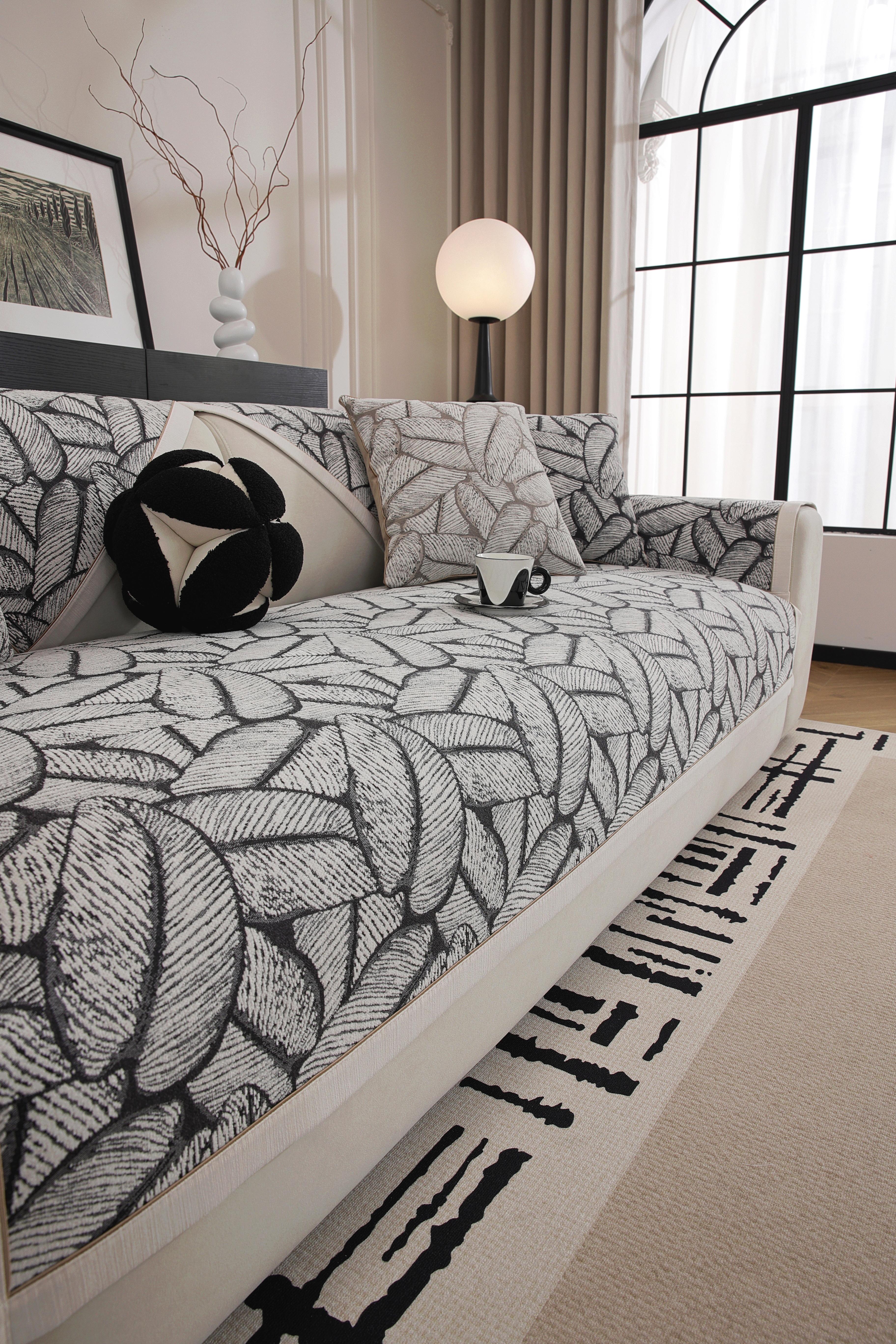 Simple sofa cushions, all-season universal, anti-slip, direct sales from foreign trade factory, sofa covers with sofa towels, 143958584 details Picture
