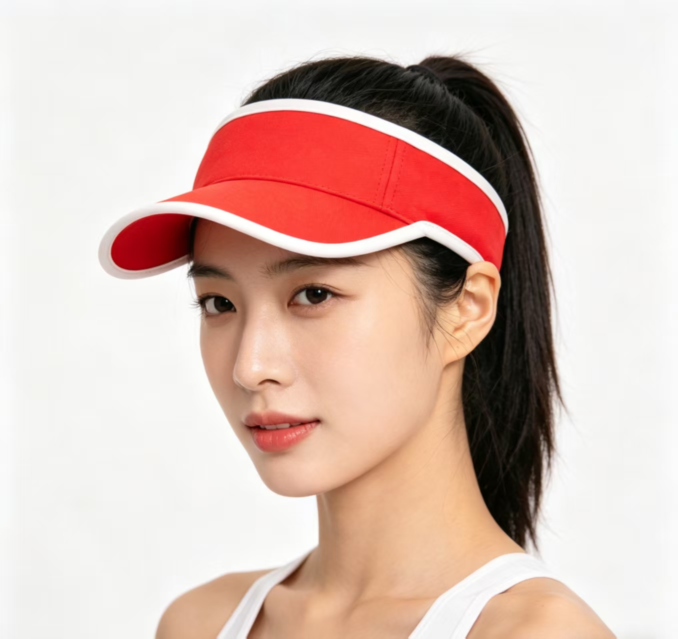 Summer sun hats, sun-protective baseball caps, parent-child style glossy sun hats, fashionable men's and women's travel beach open-top hats
