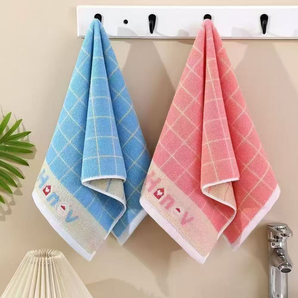 Letter pure cotton towel for bathing, soft and absorbent for both men and women, custom-made household face towel with embroidered LOGO