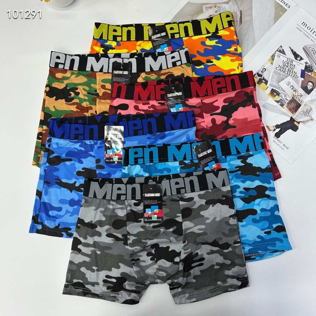 DD-0030-7# 30-head men's underwear for export to the Middle East and Africa. Men's briefs are comfortable and breathable. Men's briefs are printed. Men's briefs are QNI Item Picture