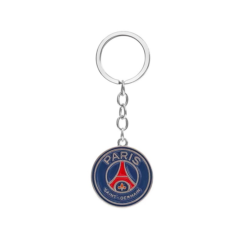 KEYCHAIN team keychain Paris Saint-Germain team emblem keychain can be customized full figure