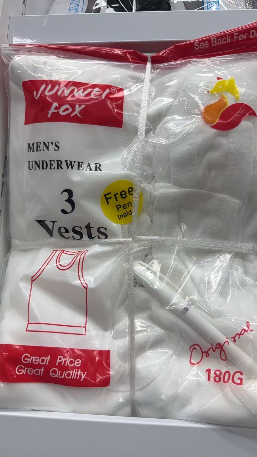 义乌外贸纯棉外贸背心大尺码非洲坦桑尼亚南美Vest for man
