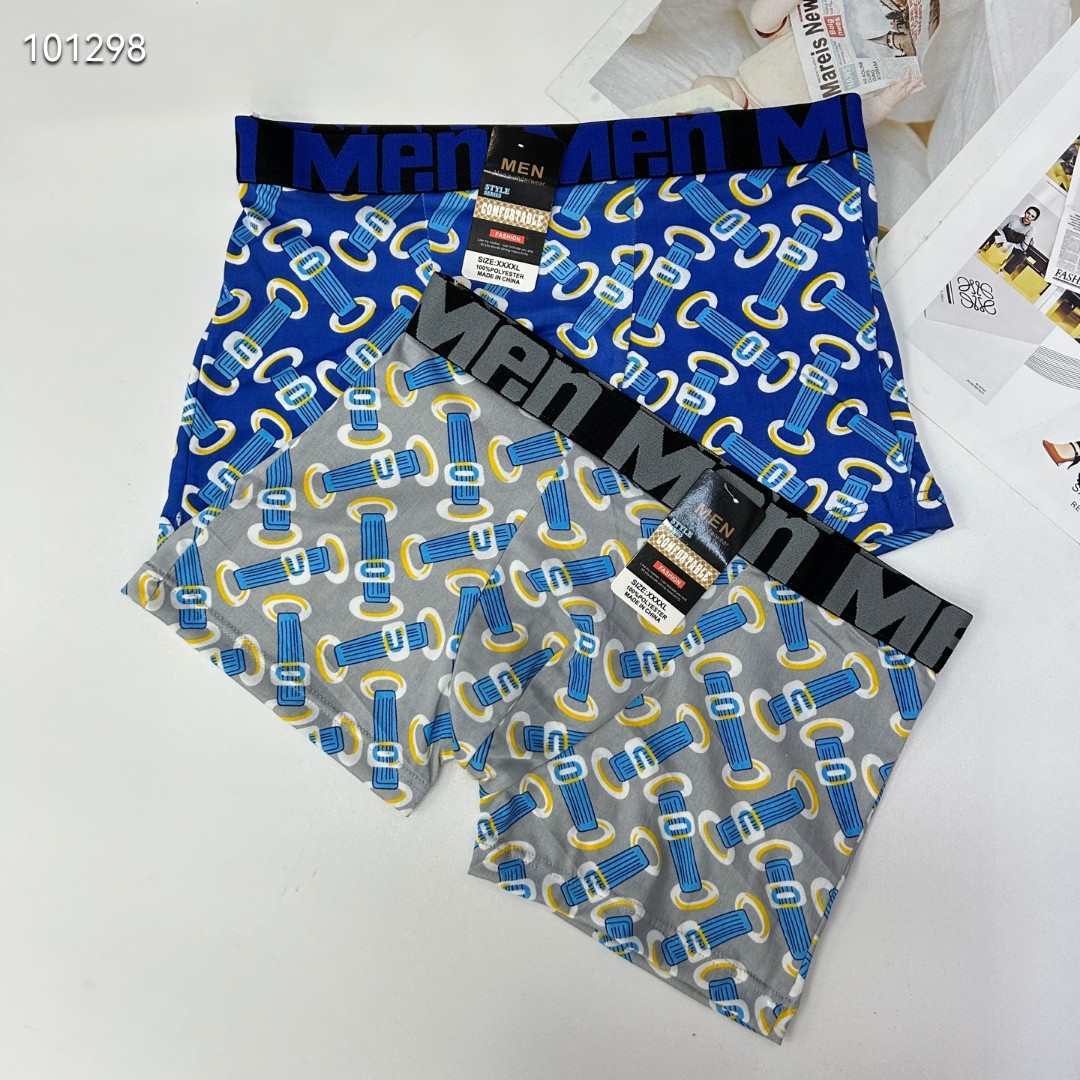 DD-0030-3# 34-head men's underwear for export to the Middle East and Africa. Men's briefs are comfortable and breathable. Men's briefs are printed. Men's briefs are QNI details Picture