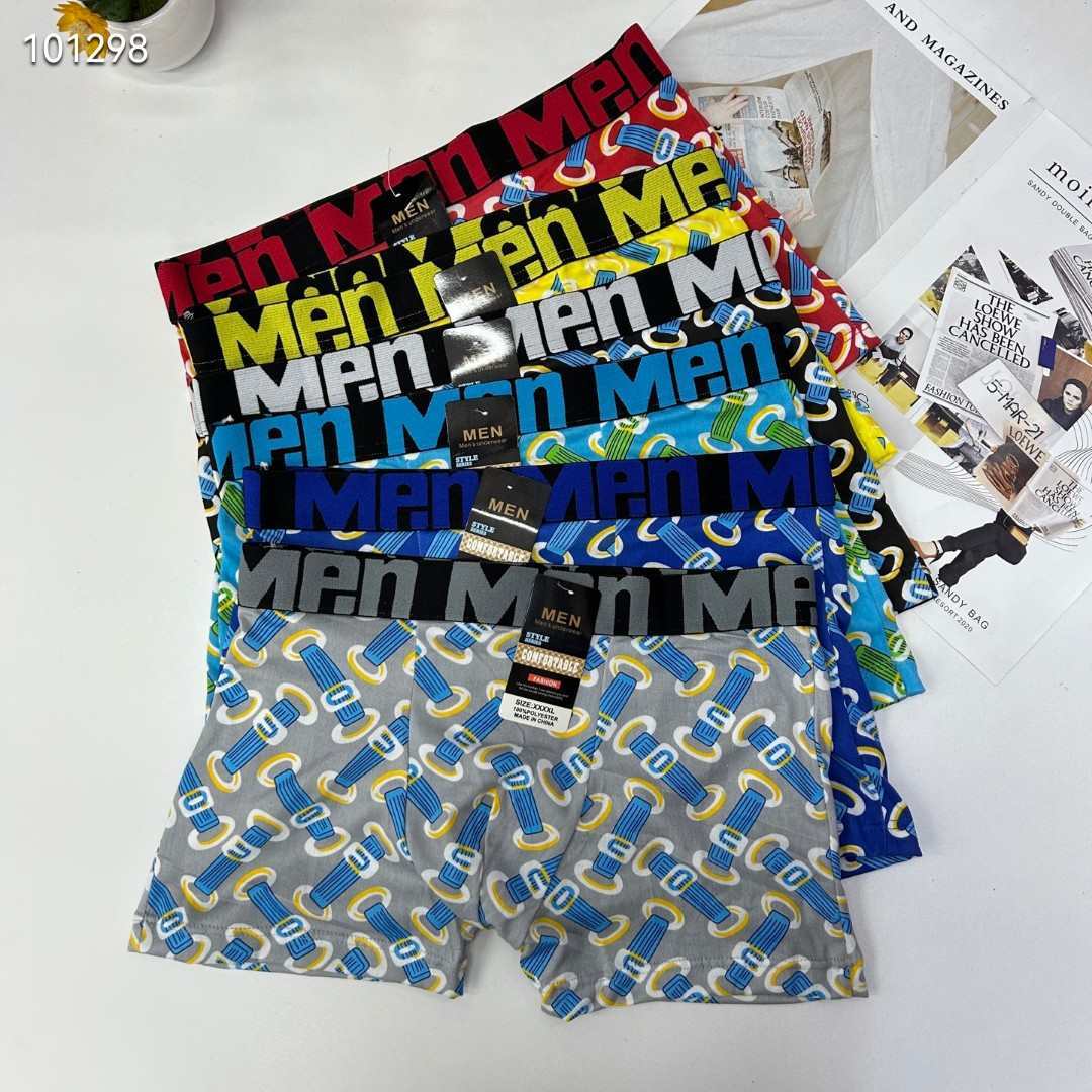 DD-0030-3# 34-head men's underwear for export to the Middle East and Africa. Men's briefs are comfortable and breathable. Men's briefs are printed. Men's briefs are QNI Specification drawing