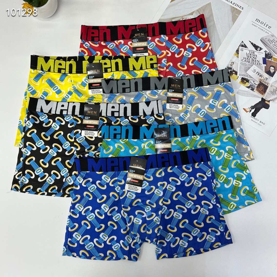 DD-0030-3# 34-head men's underwear for export to the Middle East and Africa. Men's briefs are comfortable and breathable. Men's briefs are printed. Men's briefs are QNI Item Picture