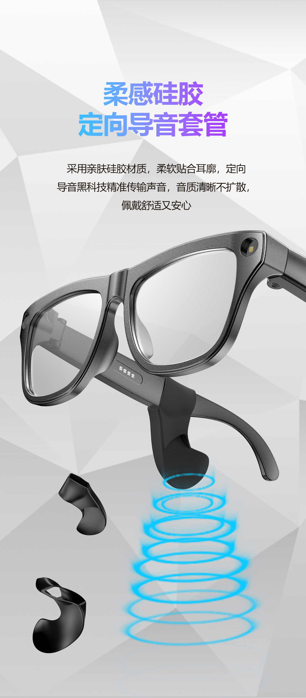 AI smart shooting glasses, ai glasses translation, photo taking, video recording, audio recording, Bluetooth calling, music playing glasses pic 5