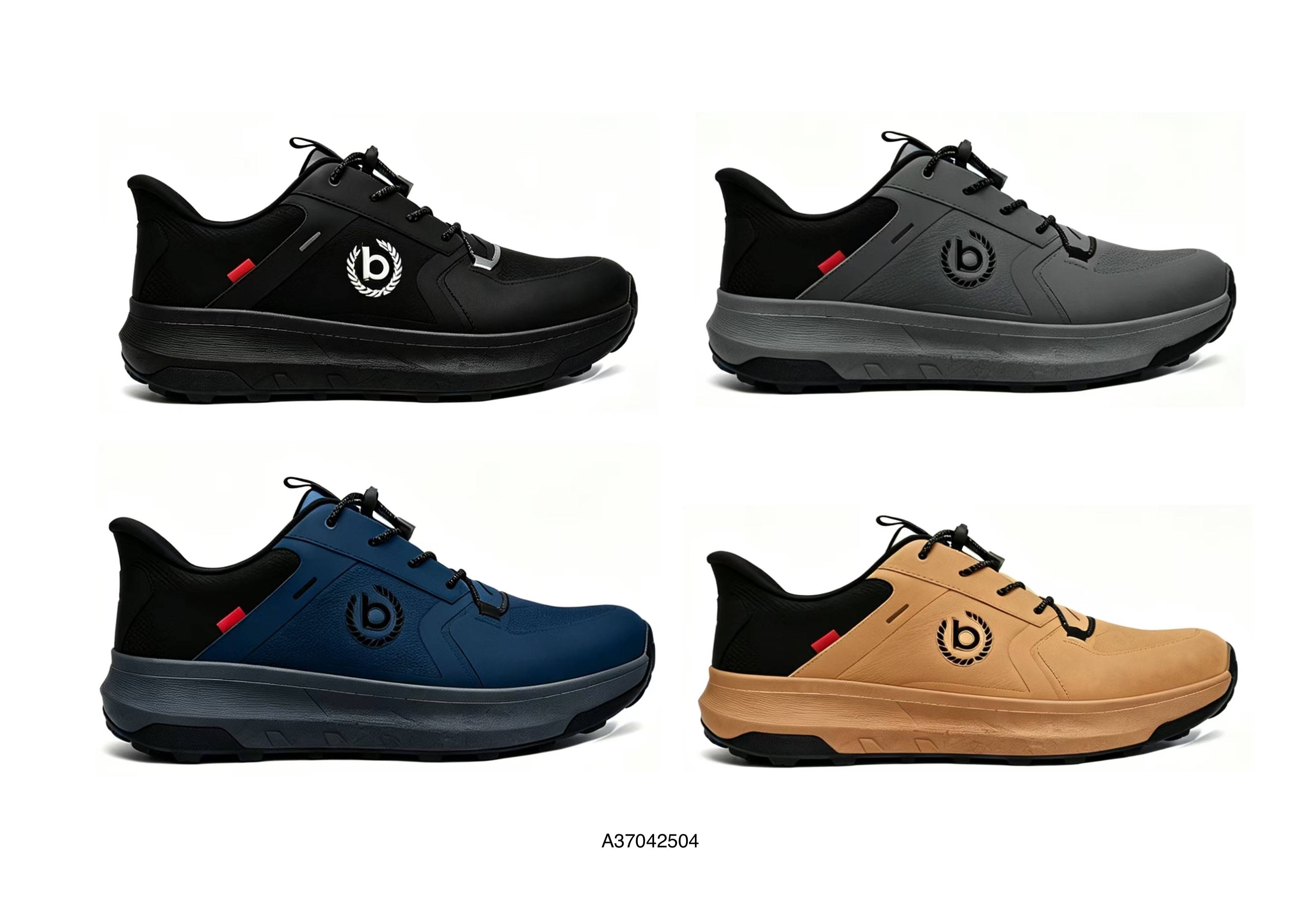 Black, grey, blue and brown men's summer casual sports shoes are comfortable and versatile Item Picture
